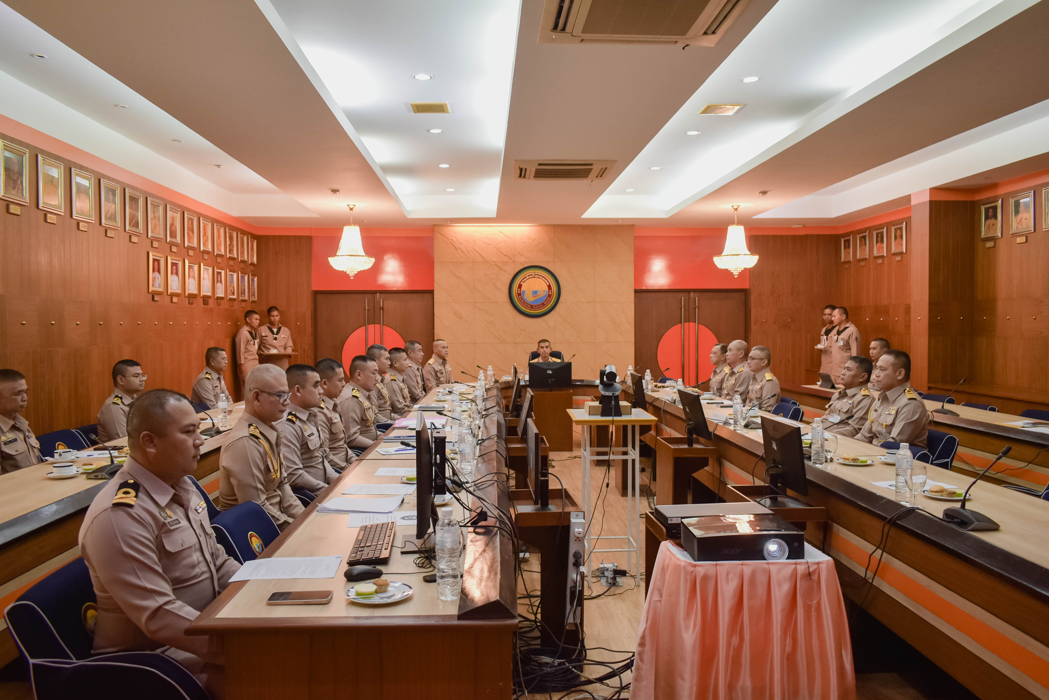 รองเสนาธิการทหารเรือ  ประธานคณะกรรมการข้อมูลข่าวสารของกองทัพเรือ ตรวจเยี่ยมศูนย์ข้อมูลข่าวสารของกองทัพเรือ ประจำพื้นที่กรุงเทพมหานคร และปริมณฑล (ฐานทัพเรือกรุงเทพ)